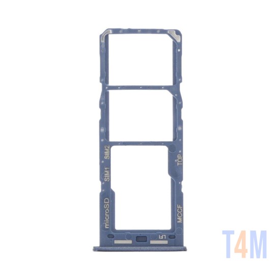 Soporte SIM Único Exterior Samsung Galaxy M33 5G/M336 Dos Tarjetas SIM+MicroSD Azul